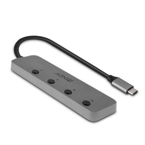 USB-C Hub LINDY 43383 Gr (1 enheder)