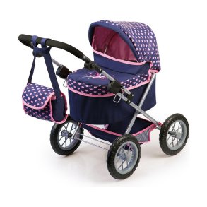 Lille Barnevogn til Dukker Reig Trendy Royal Special Version Bl Pink 45 cm