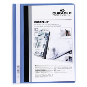 Dokumentmappe Durable DURAPLUS Bl Gennemsigtig A4 25 Dele