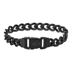 Armbnd til mnd Armani Exchange AXG0156001 Sort