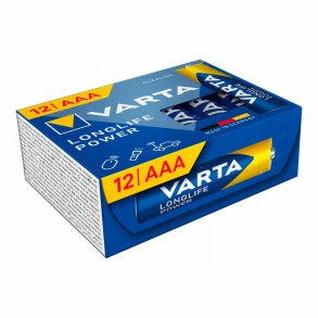 Batterier Varta longlife power cube aaa - lr03 1,5 V AAA LR03 (12 enheder) (12 Dele)