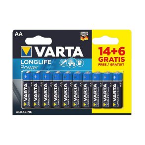Batterier Varta Longlife Power (20 Dele)