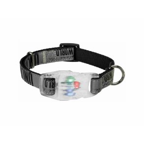 LED krave til kledyr Trixie Explore USB Sort L/XL 40-65 cm