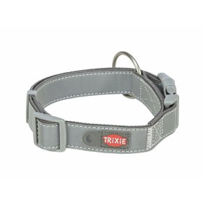 Hundehalsbnd Trixie Premium Reflect Grafit XS/S