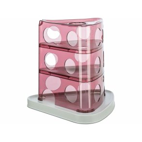 Legetj til katte Trixie Cheese Tower Hvid Pink Naturgummi Plastik 32 x 32 x 32 cm
