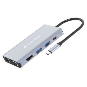 USB Hub Conceptronic 110519307101 Gr Multifarvet 100 W