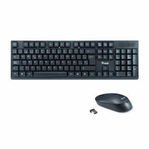 Tastatur Equip 245221 Sort Spansk qwerty Spansk
