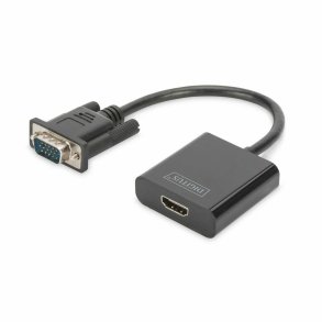 HDMI til VGA Digitus DA-70473 Sort
