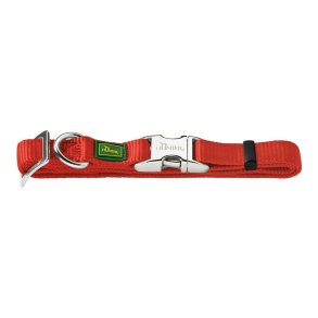 Hundehalsbnd Hunter Basic Alu-Strong Rd Strrelse L (45-65 cm)