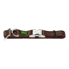 Hundehalsbnd Hunter Alu-Strong Brun Strrelse M (40-55 cm)