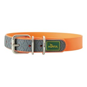 Hundehalsbnd Hunter Convenience Orange (23-31 cm)