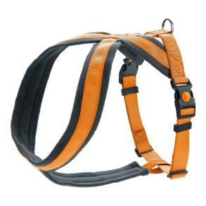 Hundesele Hunter London Comfort 63-82 cm Orange Strrelse M/L