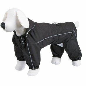 Hund regnfrakke Kerbl Sort XL