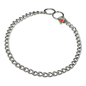 Hundehalsbnd Hs Sprenger Slvfarvet 2,5 mm Links Snoet (45 cm)