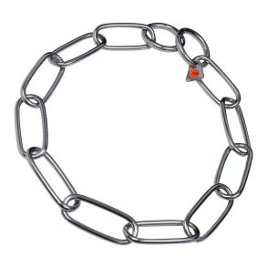 Hundehalsbnd Hs Sprenger Slvfarvet Lngde Links (55 cm)