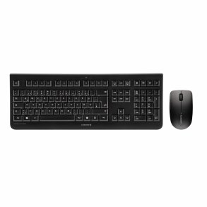 Tastatur og trdls mus Cherry JD-0710ES-2 Sort Spansk qwerty QWERTY