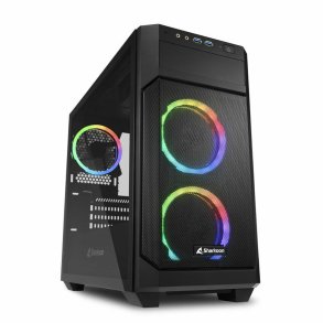ATX Semi-t�rn kasse Sharkoon V1000 RGB Sort