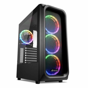 ATX Semi-t�rn kasse Sharkoon TK5M RGB ATX Sort