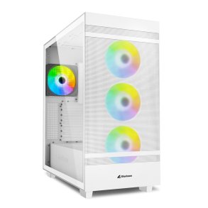 ATX Semi-t�rn kasse Sharkoon Rebel C50 RGB ATX Hvid