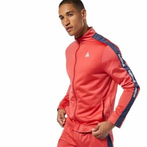 Sport Jakke til M�nd Reebok Essentials Linear R�d