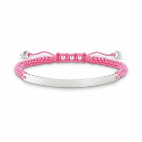 Armbnd til kvinder Thomas Sabo LBA0049-173-9 16 - 19 cm Slvfarvet Pink 21 cm