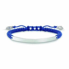 Armbnd til kvinder Thomas Sabo LBA0066-897-1 16 - 19 cm Slvfarvet Bl 21 cm