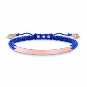 Armbnd til kvinder Thomas Sabo LBA0068-898-1 Bl Rosenguld Slv