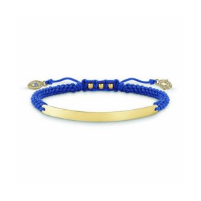 Armbnd til kvinder Thomas Sabo LBA0067-899-1 Bl Slv Gylden (21 cm)