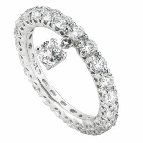 Ring til kvinder Diamonfire 6109781082160 Slvfarvet (16)