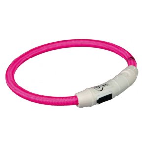 LED krave til kledyr Trixie Pink L/XL