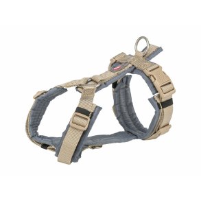 Hundesele Trixie Premium Trekking Grafit Sand S