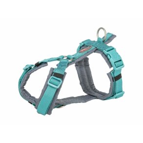 Hundesele Trixie Premium Trekking Grafit Lysebl S