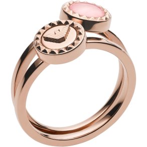 Ring til kvinder Emporio Armani EGS2694221505 Rosenguld