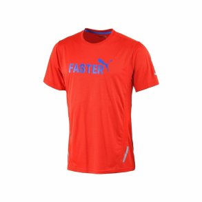 Kortrmet T-shirt til Mnd Puma  Graphic 1UP Rd