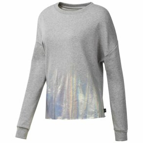 Sweaters uden Htte til Mnd Reebok Foil Crew Lysegr