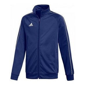 Sportsjakke til b�rn Adidas CORE18 PES JKTY CV3577  Marine Polyester (10 �r)