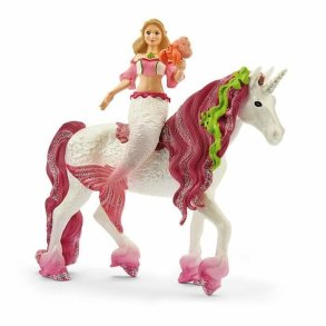 Enhjrning Schleich Sirene Feya on sea unicorn 3 Dele