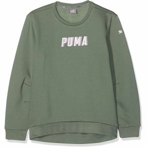 Sweatshirt til Brn Puma Style Hvid Oliven