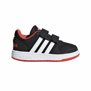 Sportssko til b�rn Adidas Hoops 2.0 Sort