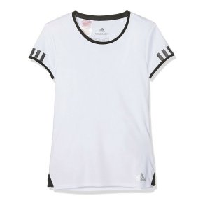 B�rne Kort�rmet T-shirt Adidas CLUB TEE DU2464 Hvid Polyester