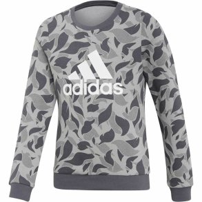 Sweatshirt uden htte til piger Adidas ID Crew Gr Lysegr