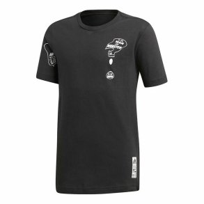 Kort�rmet T-shirt til B�rn Adidas Sportswear Hulk Graphic Sort