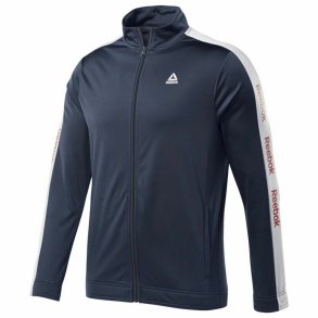 Sport Jakke til M�nd Reebok Essentials Linear Logo M�rkebl�