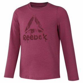 Langrmet T-shirt til Kvinder Reebok Essentials Lilla