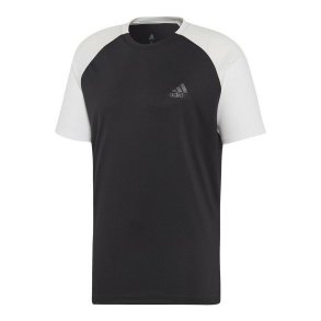 Kort�rmet T-shirt til M�nd Adidas CLUB C/B TEE DU0873 Sort