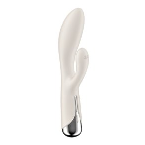 Dual Stimulation Vibe Satisfyer Spinning Rabbit 1 Hvid