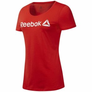 Kortrmet T-shirt til Kvinder Reebok Scoop Neck Rd
