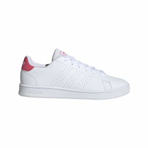 L�besko til b�rn Adidas Advantage Pige Hvid