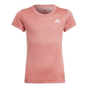 Brne Kortrmet T-shirt Adidas Aeroready Laksefarvet