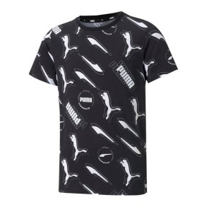 Brne Kortrmet T-shirt Puma AOP Sort
